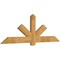 Ekena Millwork Kennewick Rough Sawn Timber Gable Bracket, Western Red Cedar, 84"W x 28"H x 2"D x 6"F, 8/12 Pitch GBW084X28X0206KEN00RWR - alternate 5